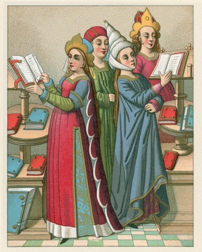 Kostüme des Mittelalters von French School