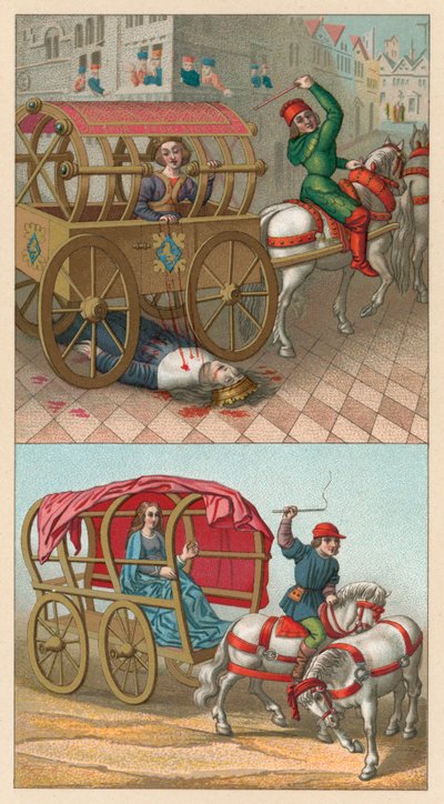 Kostüm des Mittelalters von French School
