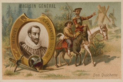 Miguel de Cervantes, spanischer Schriftsteller, Dichter und Dramatiker von French School