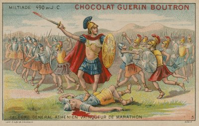Miltiades, athenischer General und Sieger der Schlacht bei Marathon, 490 v. Chr. von French School