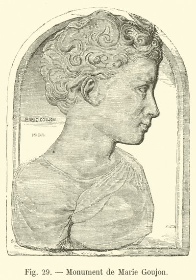 Monument von Marie Goujon von French School