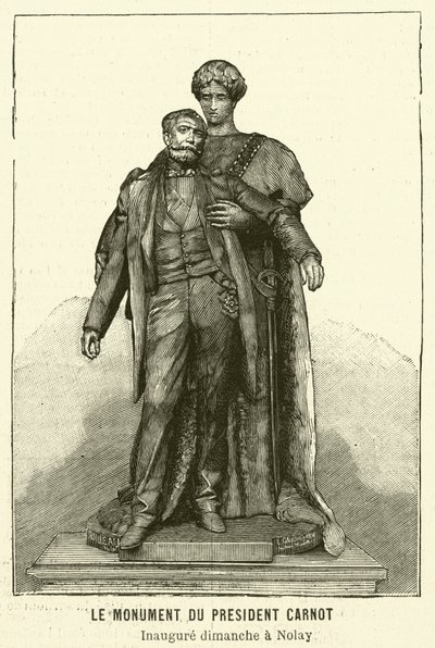 Denkmal für den ermordeten französischen Präsidenten Sadi Carnot von French School