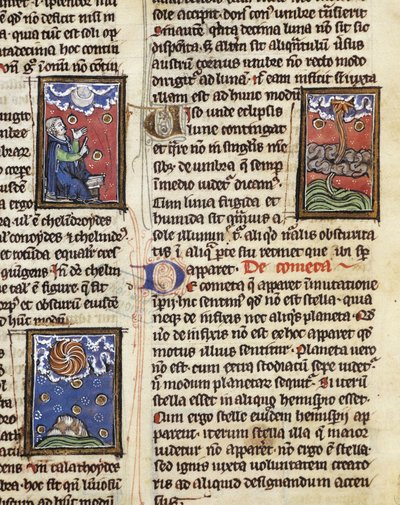 Ms 320 Fol.197 Kometen, aus 