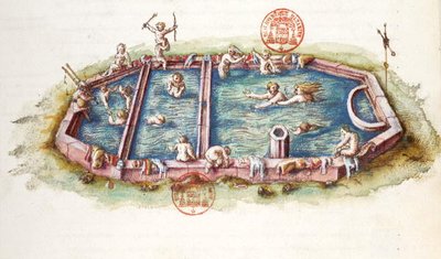 Die Bäder von Nerys in Neris-les-Bains, Illustration aus 