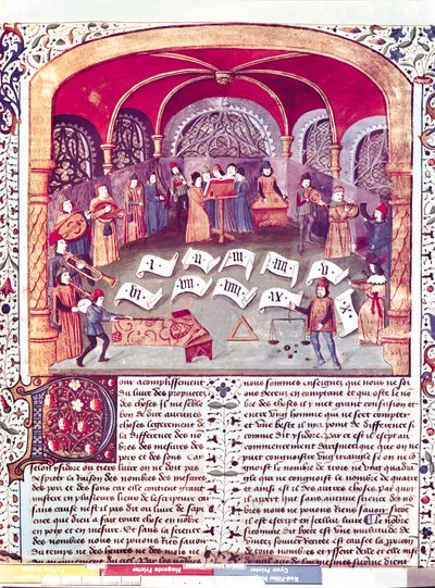 Konzert, aus Des Proprietez des Choses von Barthelemy l