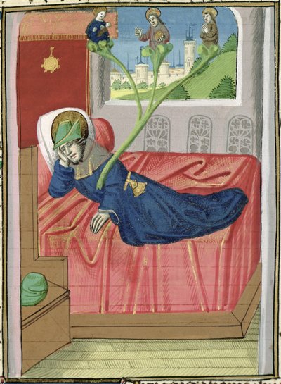 Der Baum Jesse, aus der Bibel von Jean XXII von French School