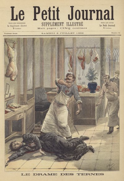 Mord in der Avenue des Ternes, Paris von French School