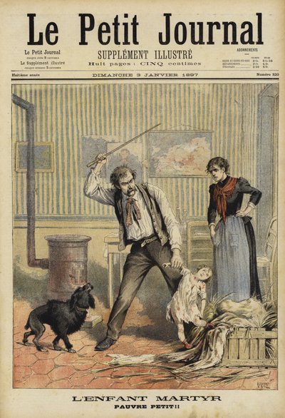 Mord an einem kleinen Kind, Frankreich, 1897 von French School