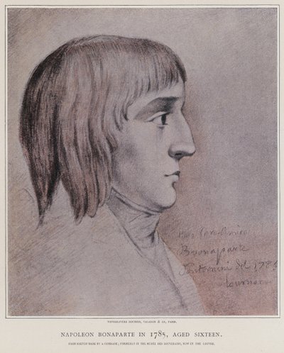 Napoleon Bonaparte 1785 von French School