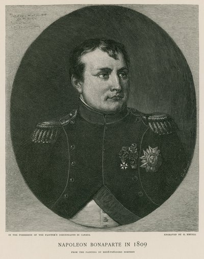Napoleon Bonaparte im Jahr 1809 von French School