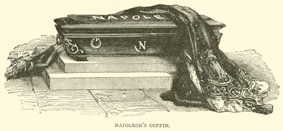 Napoleons Sarg (Gravur) von French School