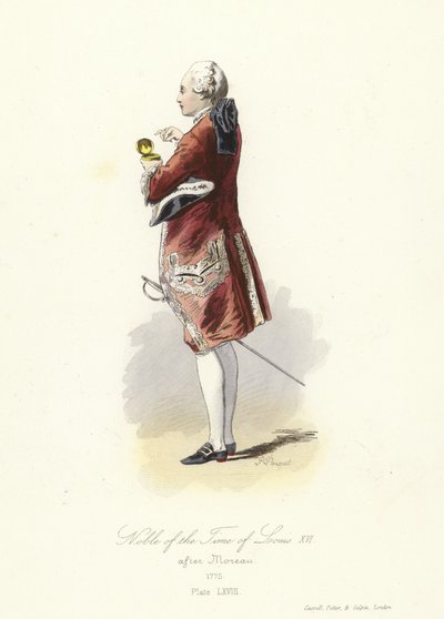 Adliger zur Zeit von Ludwig XVI. von Frankreich von French School