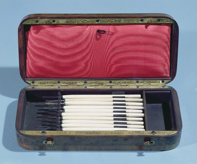 Augenarzt-Instrumentenkoffer, hergestellt von Charrière aus Paris von French School