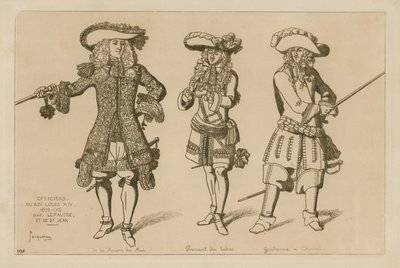 Offiziere von König Ludwig XIV. von French School