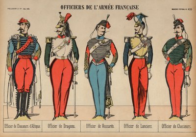 Offiziere der französischen Armee von French School