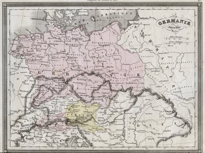 Altes Germanien - Tafel aus dem 