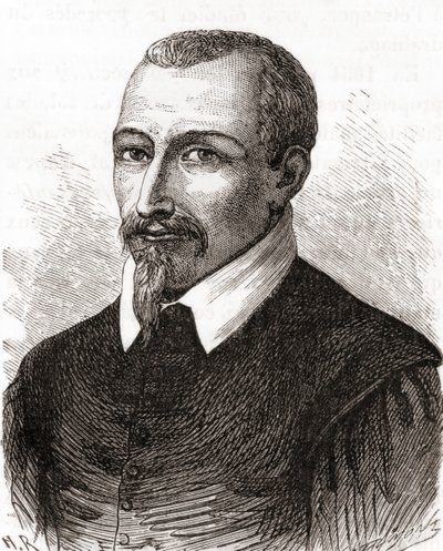 Olivier de Serres, aus Les Merveilles de la Science, veröffentlicht um 1870 (Gravur) von French School