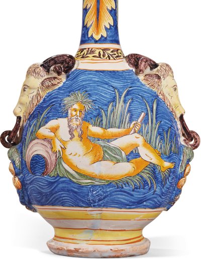 Einer von zwei Kürbissen, Nevers, ca. 1680-1700 von French School