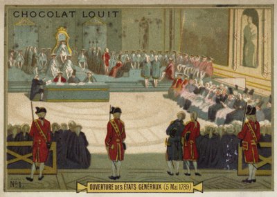Eröffnung der Generalstände, Versailles, 5. Mai 1789 von French School