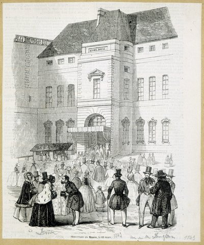 Eröffnung des Musée Royal (Musée du Louvre), 15. März von French School