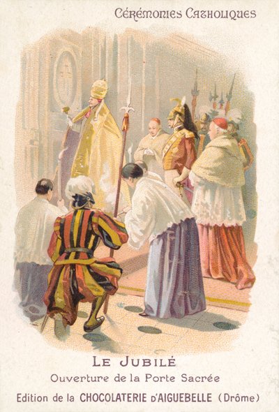 Öffnung der heiligen Tür durch den Papst, Jubiläum von French School