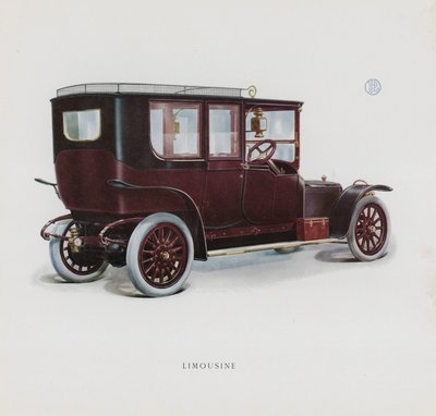Seite aus dem Panhard & Levassor Katalog von French School