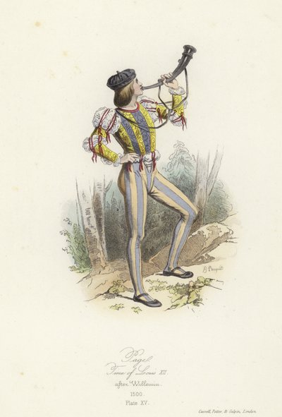 Page, Herrschaft von Ludwig XII. von Frankreich von French School