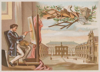 Maler und die École des Beaux-Arts, Paris von French School