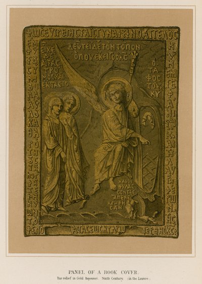 Buchdeckel-Panel von French School