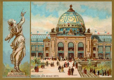Pavillon der Schönen Künste, Weltausstellung, Paris von French School
