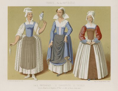 Bauer und die Kammerzofen von Saumur von French School