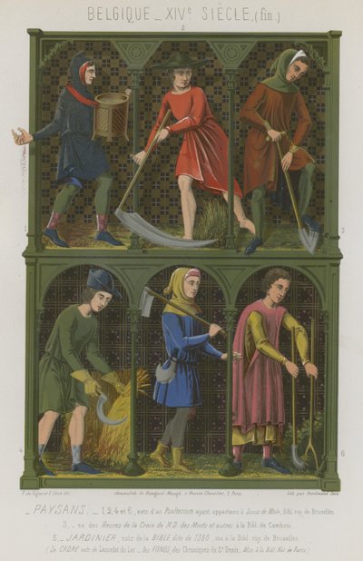 Bauern und Gärtner von French School