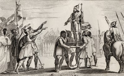Pharamond, legendärer König von Frankreich, aus 