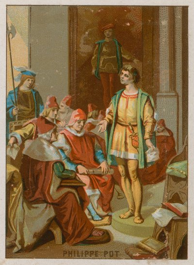 Philippe Pot bei der Versammlung der Generalstände in Tours von French School