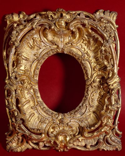 Bilderrahmen aus vergoldetem Holz. Frankreich 18. Jahrhundert. Paris, dekorative Künste von French School