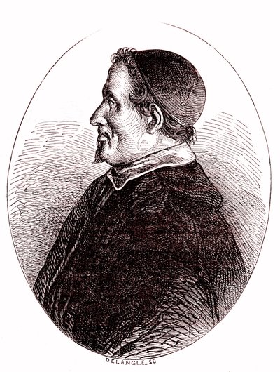 Pierre Gassendi, französischer Mathematiker, Astronom, Philosoph, Theologe (1865) von French School