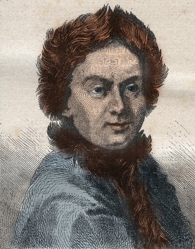 Pierre Louis Moreau de Maupertuis, Astronom (1698 - 1759) - Illustration aus „Die großen Seefahrer des 18. Jahrhunderts“ von French School