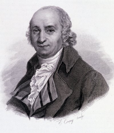 Pierre Samuel Dupont de Nemours (1739-1817) - in "Porträts nützlicher Männer" von French School