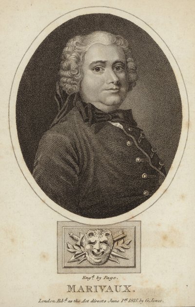 Pierre de Marivaux - Französischer Romanautor und Dramatiker (1688-1763) von French School