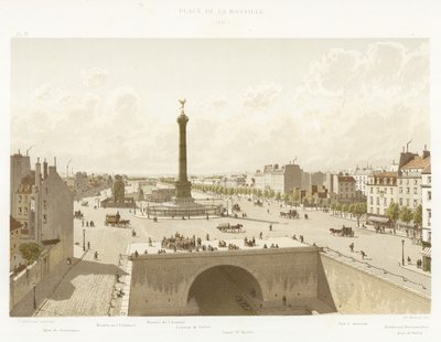 Place de la Bastille, 1841 von French School