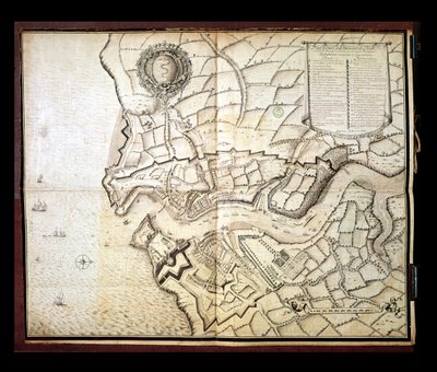 Plan des Hafens und Arsenals von Brest, 1676 von French School