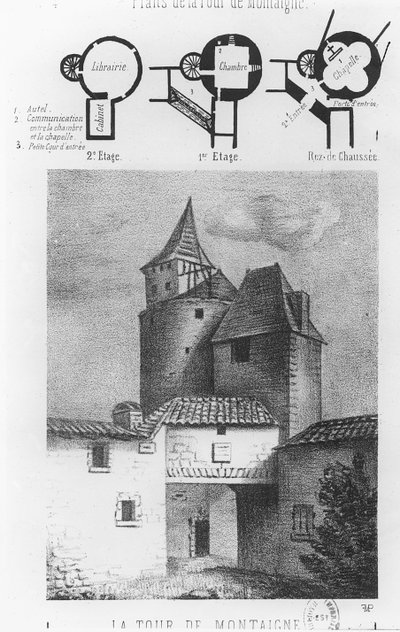 Plan des Tour de Montaigne, in Saint-Michel-de-Montaigne von French School