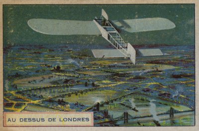 Flugzeug über London von French School