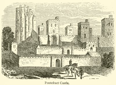 Pontefract Castle (Gravur) von French School