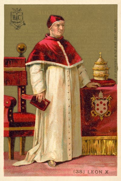 Papst Leo X von French School