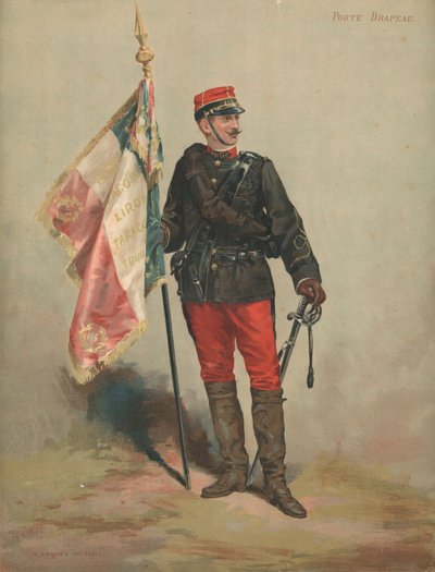 Fahnenträger von French School