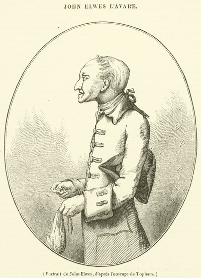 Porträt von John Elwes (Gravur) von French School