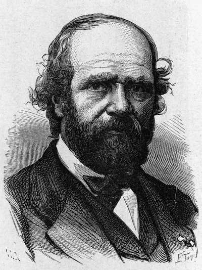 Porträt von Alphonse Poitevin - in „Album der Wissenschaft; berühmte Wissenschaftler; Große Entdeckungen“ 1896. von French School