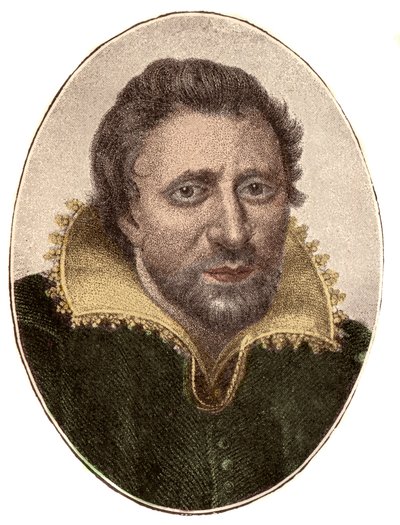 Porträt von Ben Jonson (1572-1637), englischer Autor und Dramatiker von French School