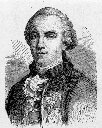Porträt von Buffon (1707 - 1788) - in „Album der Wissenschaft; berühmte Gelehrte; Große Entdeckungen“ 1896 von French School